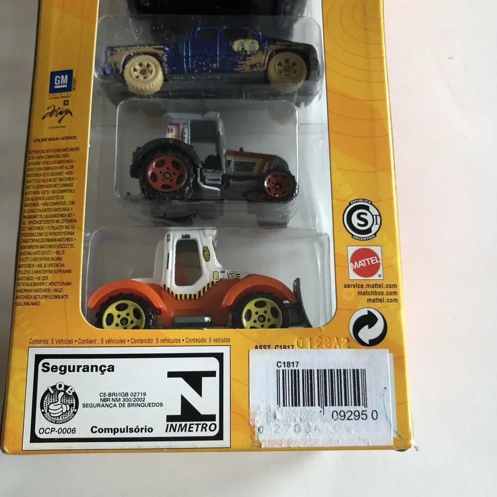 Matchbox diecast model car 5 pack Trucks Terminator Tractor 2007 MBX Metal M0139